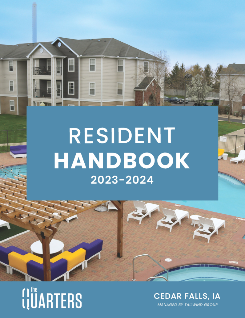 Quarters Cedar Falls Resident Handbook 2023-24